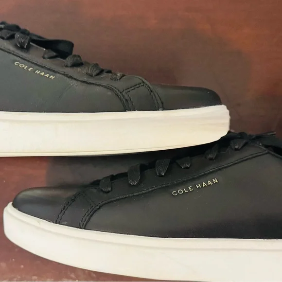 Cole Haan Black Sneakers with White Sole - Picture 5 of 6